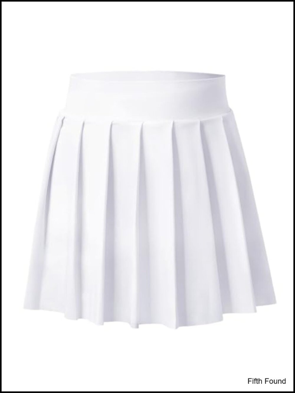 Girls Tennis Skort A-Line Pleated Skirt with Built-in Shorts & Pockets